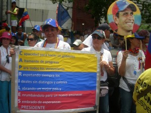 Capriles es la esperanza antichavista