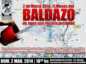 Domingo 2 de marzo, "baldazo"